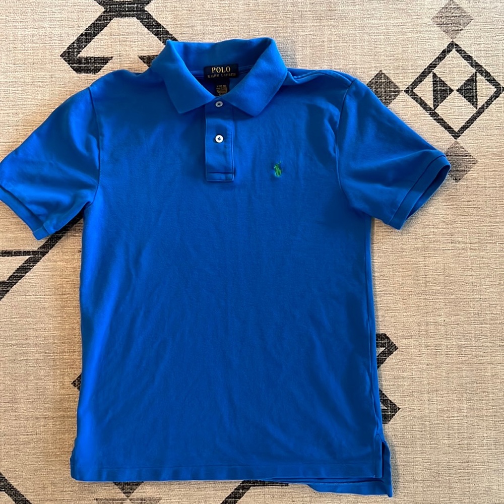Ralph Laure Boys' Short-Sleeve Polo, size L (14-16)